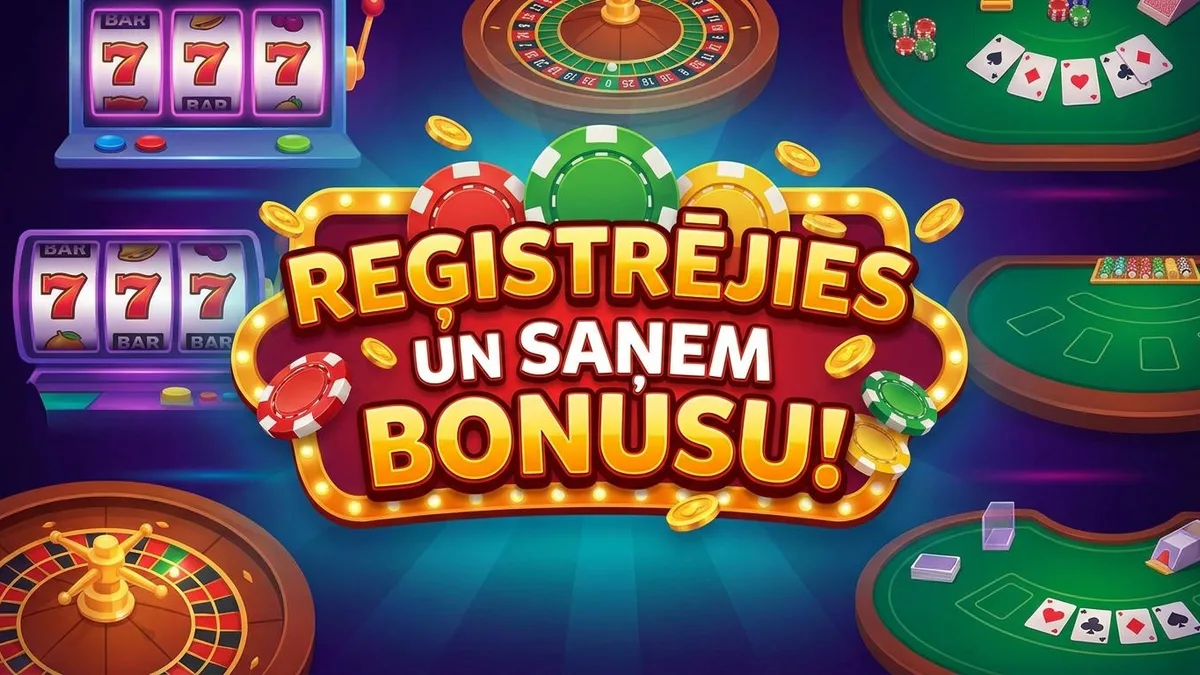 ReÄ£istrÄcija ar bonusu